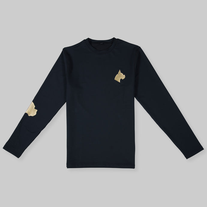 Tech Logo Base Layer LS Shirt Black/Gold