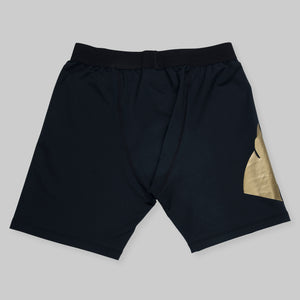 Tech Logo Base Layer Shorts Black/Gold