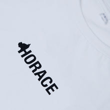 Horace Logo Romp Tee White/Black