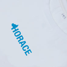 Horace Logo Romp Tee White/Malibu